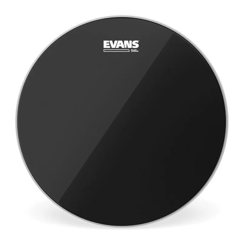 Pele Batedeira Para Caixa E Tom 12\' Evans Black Chrome Tt12c [f035] - Não Disponível