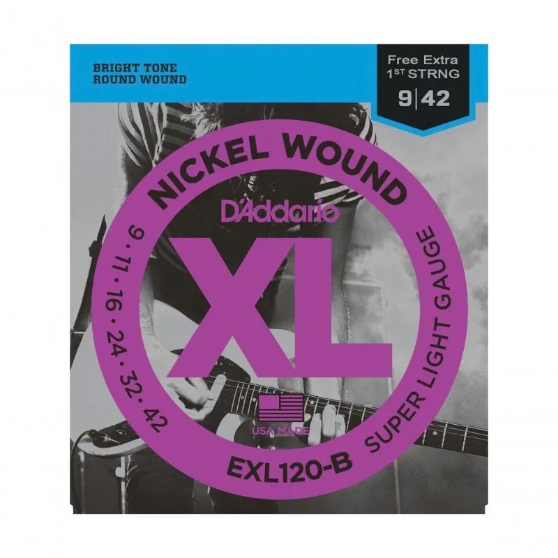 Encordoamento Para Guitarra - Exl120-b 6 Cordas Super Light