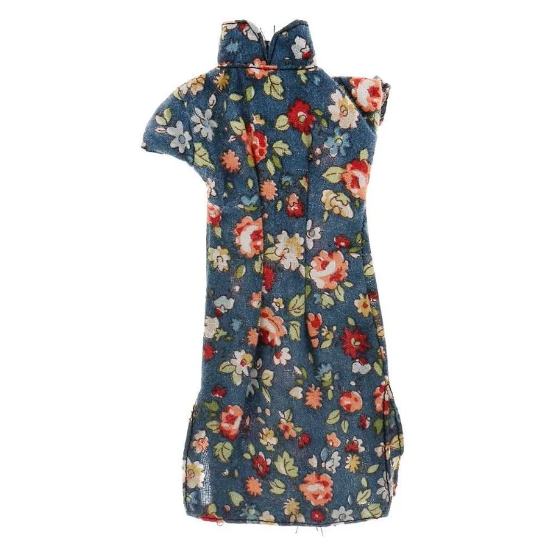 Vestido Chinês Cheongsam Para Bonecas De 29 Cm