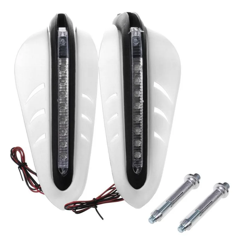 Par Motocicleta Led Light Handle Brush Bar Hand Guard