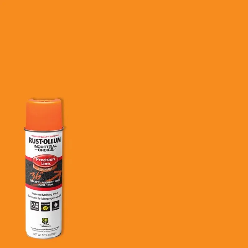 Tinta De Marcação Invertida Rust-oleum Fluorescente Laranja 500ml