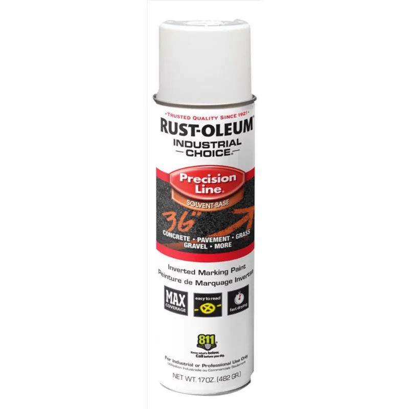 Tinta De Marcação Invertida Rust-oleum Industrial Choice White 500ml