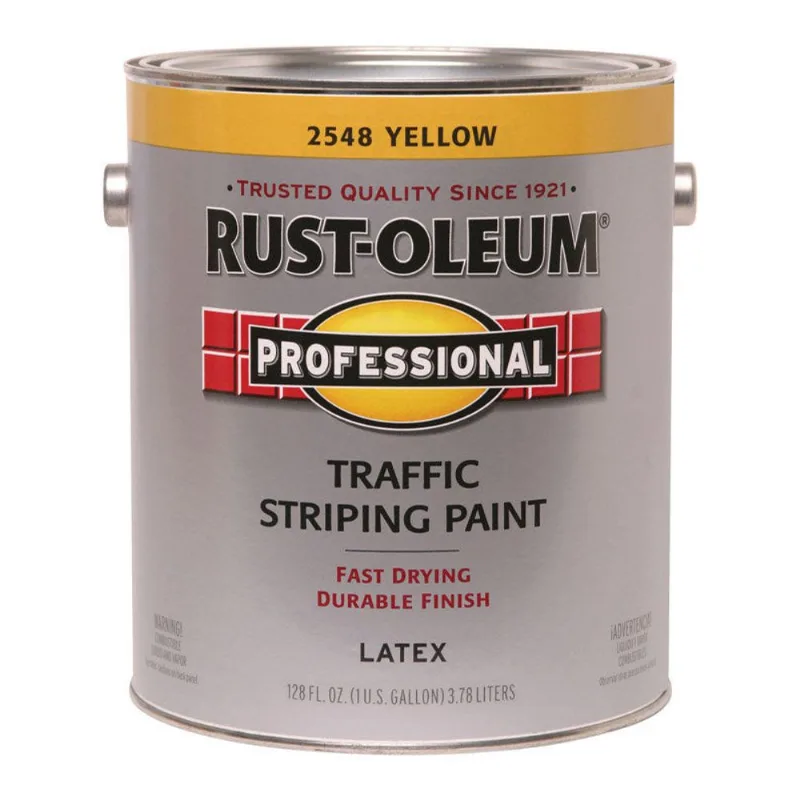 Tinta Traffic Striping Rust-oleum Professional Yellow 3,78l