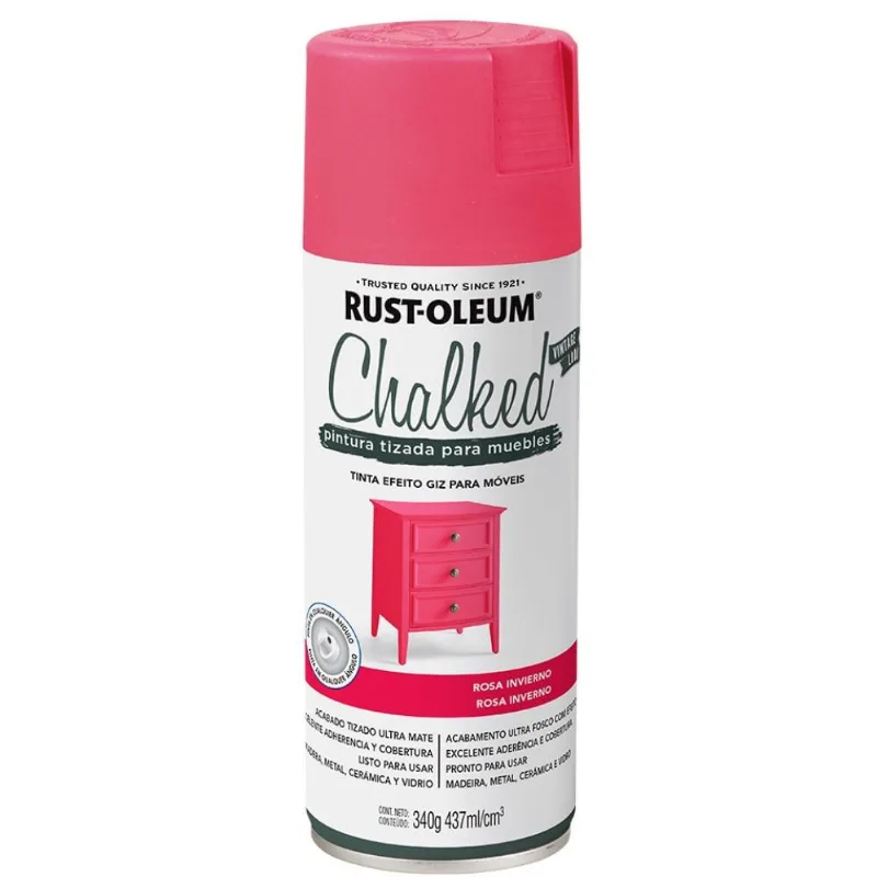 Tinta Spray Chalked Rosa Inverno 340g Viapol