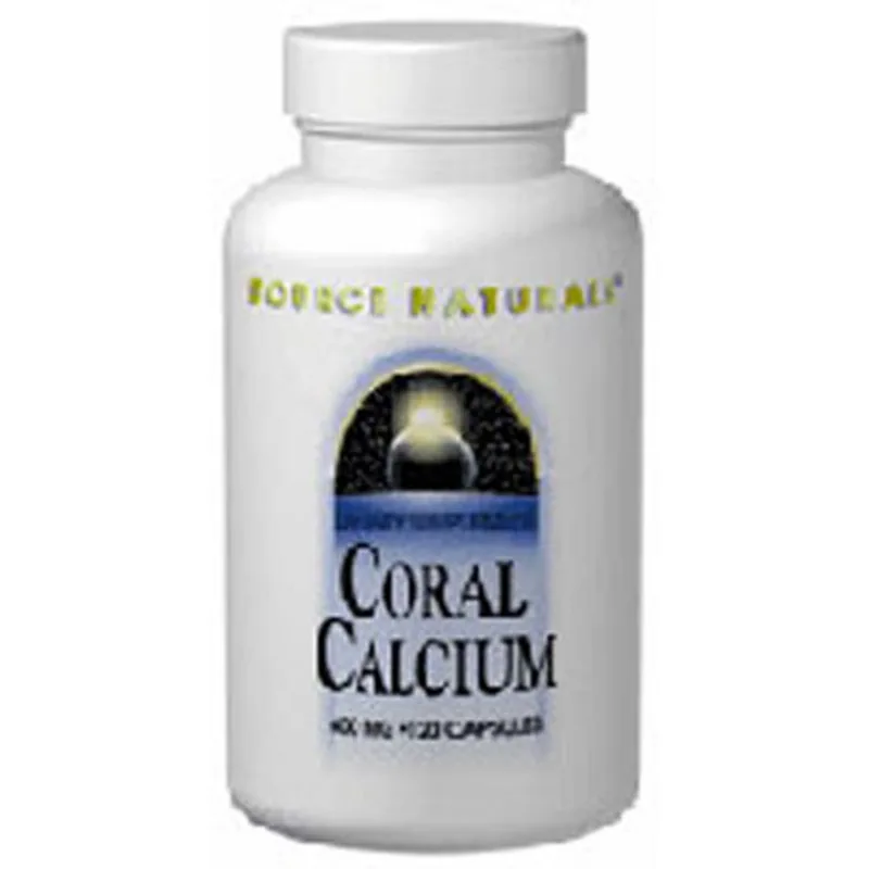 Coral Cálcio Em Pó 8 Oz Por Source Naturals
