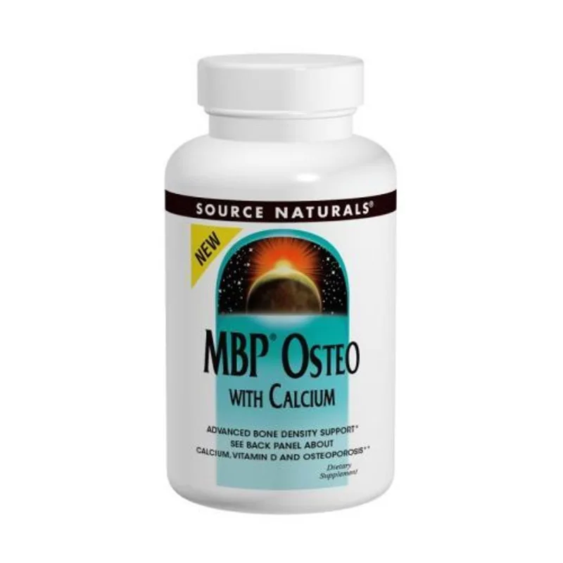 Mbp Osteo Com Cálcio 90 Comprimidos Por Source Naturals