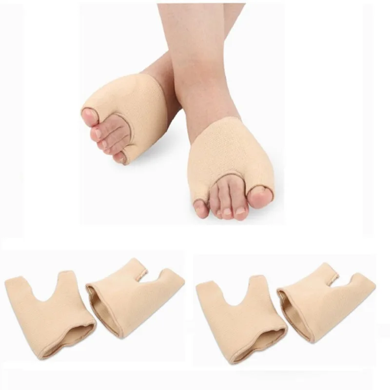 2 Pares Feminino Gel Acolchoado Hallux Valgus Bunion Protect Brace