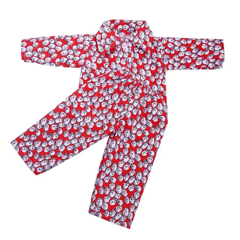 Conjunto De Roupas De Pijama Para Bonecas 18'' American Dolls