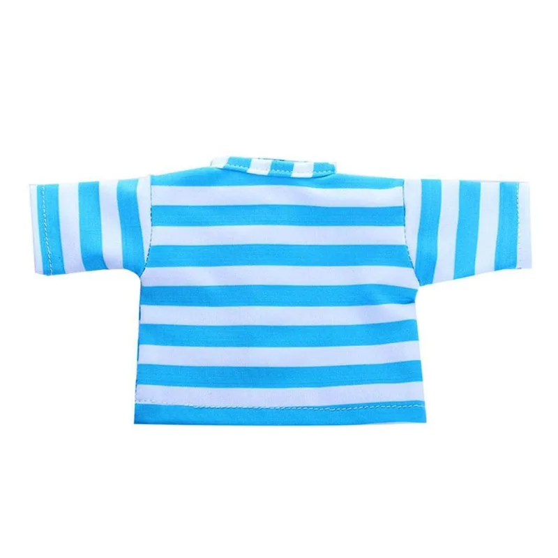 Fashion Doll Clothes Striped T-shirt For 18'' Dolls Light