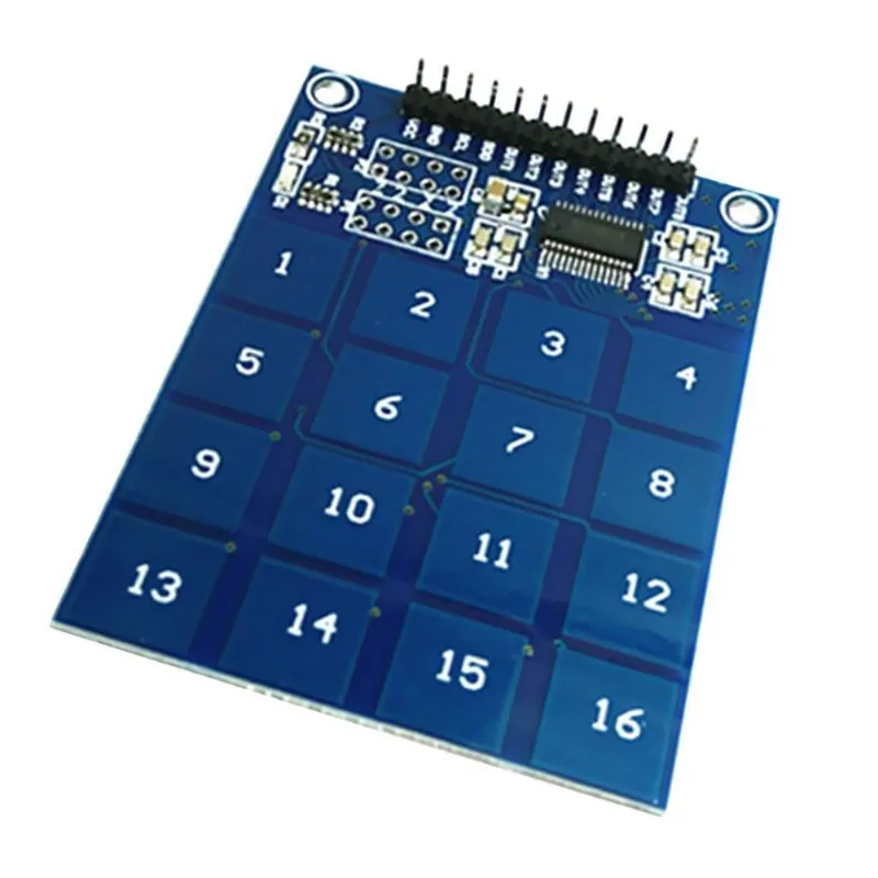 Ttp229 Módulo De Sensor De Toque Digital De 16 Canais Capacitivo