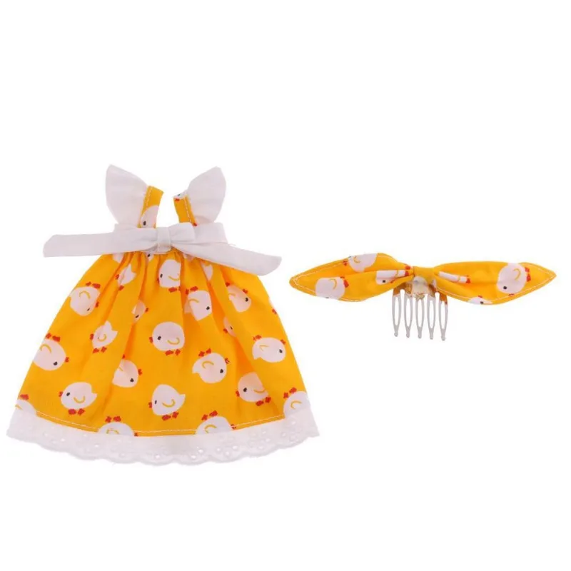 Vestido Moderno Saia Headband Terno Para 1/6 Bonecas Blythe
