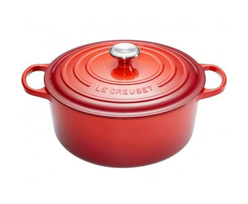 PANELA REDONDA LE CREUSET 34CM SIGNATURE VERMELHO 211773406 - Le creuset