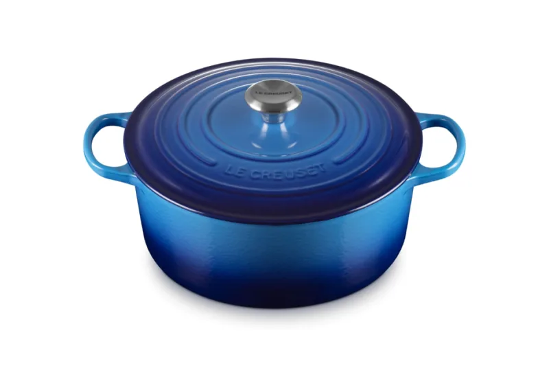Panela Le Creuset Redonda Signature 6,7 litros 28cm Azure - 01.06.0652220 - Le creuset