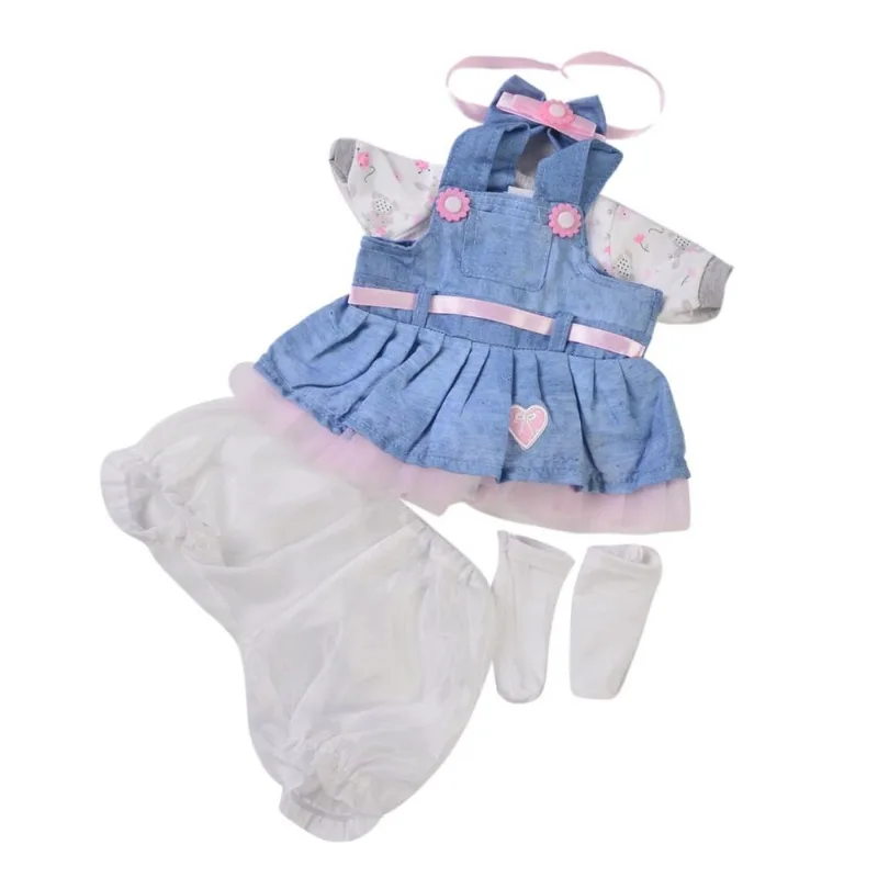 Conjunto De Roupas De Boneca Para Roupas De Bonecas Renascidas De 16 A 17 Polegadas