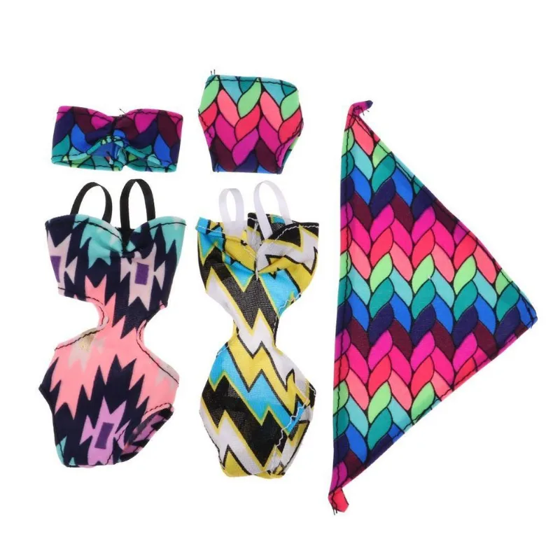 Conjunto De Roupa De Banho De Boneca 1/6 Para Vestido De Boneca De 30 Cm