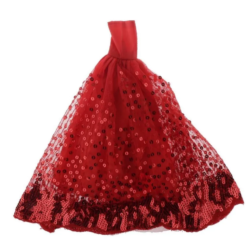 Boneca Elegante Tubo De Casamento Vestido De Princesa Para Bonecas Femininas De 30cm