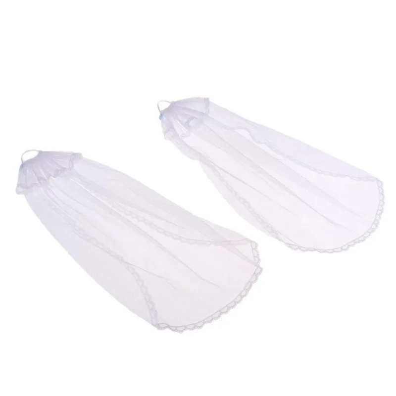 Boneca De Moda Véu De Noiva Véu Branco Para 12''
