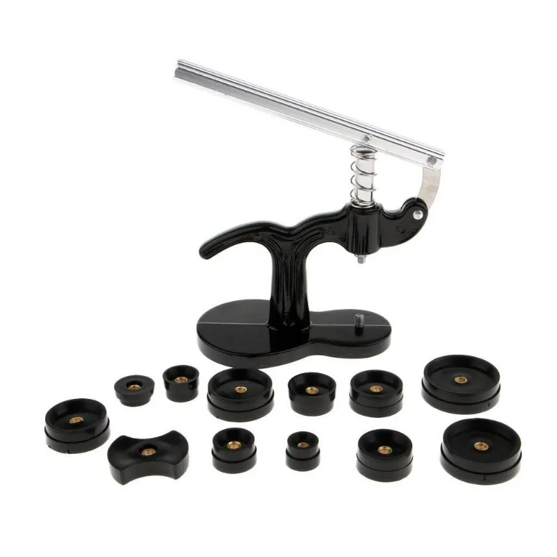 Conjunto De Prensa De Relógio De 12 Peças, Caixa De Relógio De 18 Mm A 50 Mm Mais Fechada, Relógio