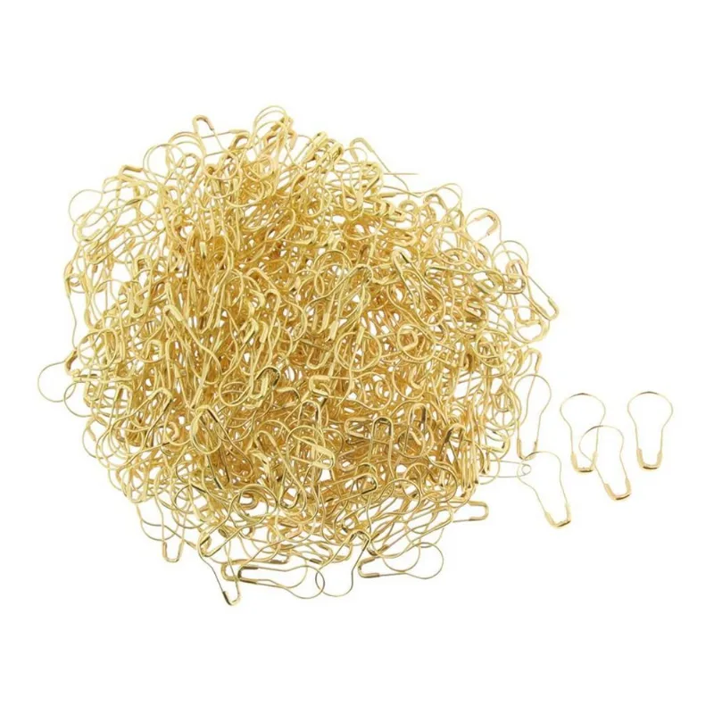 500 Peças De Pinos De Segurança De Ouro Metálico/pino De Cabaça/pino De Lâmpada Para