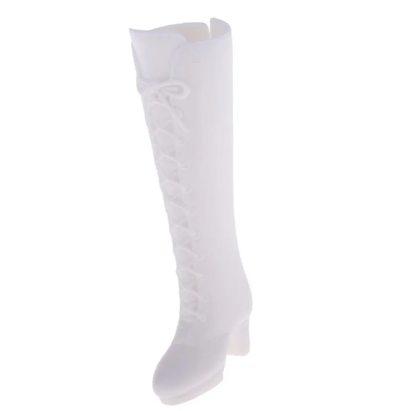 Boneca De Escala 1/6 Botas De Plástico Branco Rainshoes Roupas Para