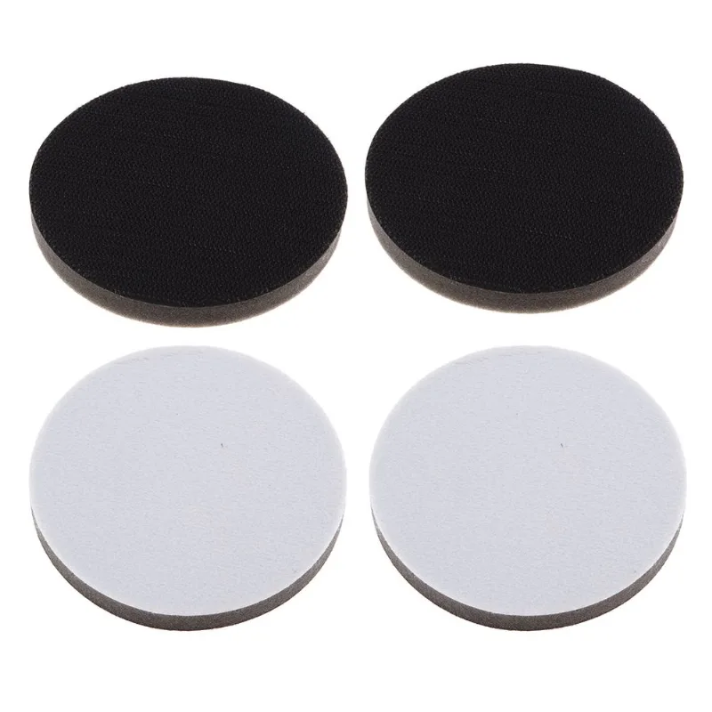 4x Almofada De Interface De Almofada Para Suporte De Disco De Lixa Hook&amp;loop