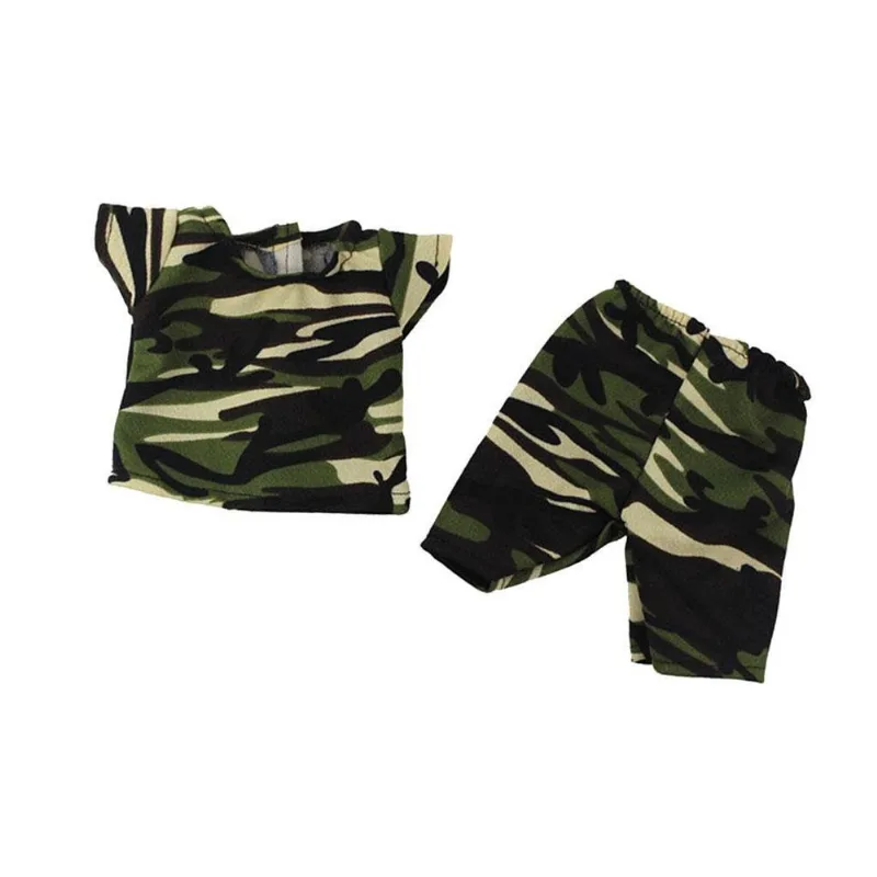Roupas 18inch Dolls Camuflagem Casual Para Garota 18inch