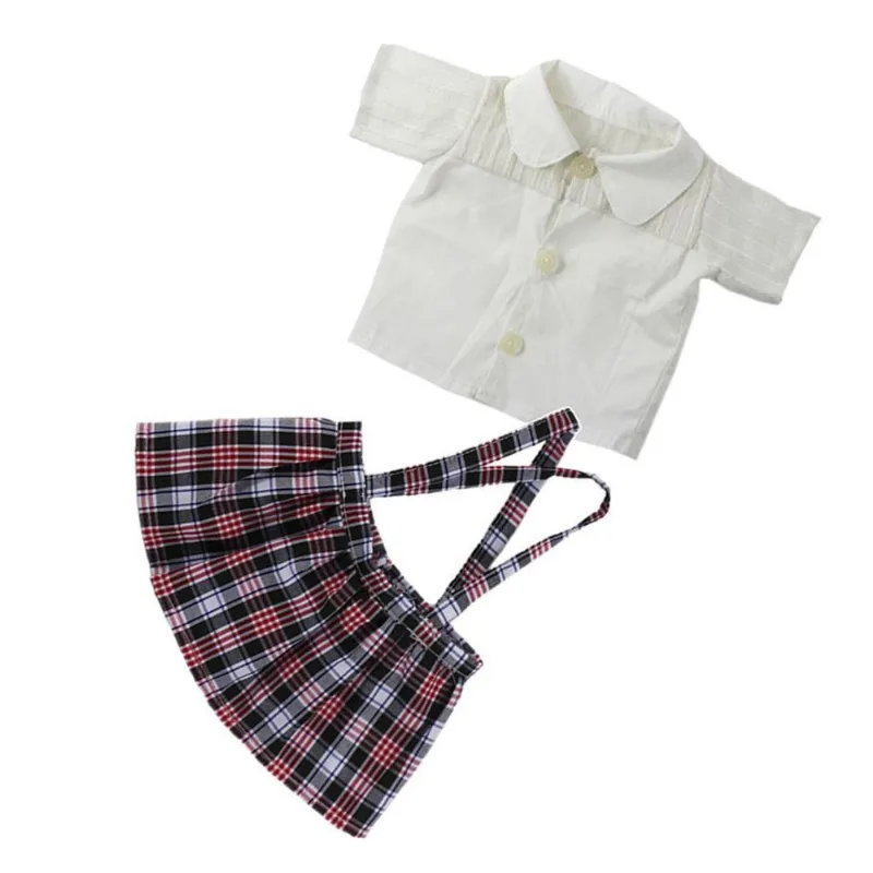 T-shirt Suspender 18inch Dolls Clothes Para Boneca Menina