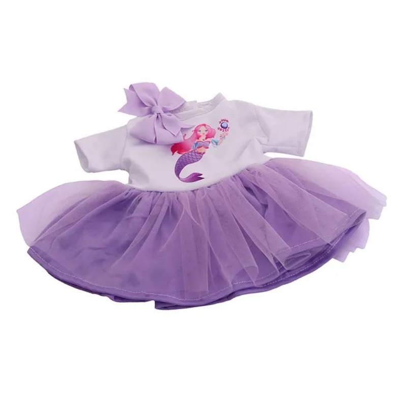 Vestido E Capacete Feitos À Mão Para Boneca De Menina De 18 Polegadas