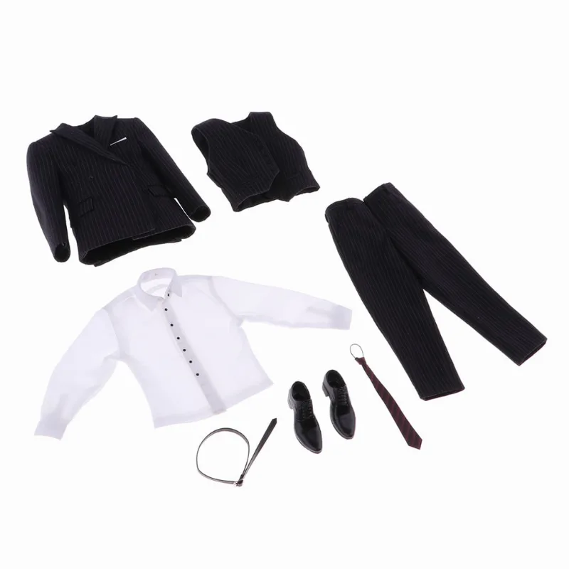 Roupas Masculinas De Escala 1/6 Terno De Cavalheiro Para Figuras Masculinas De 12 Polegadas