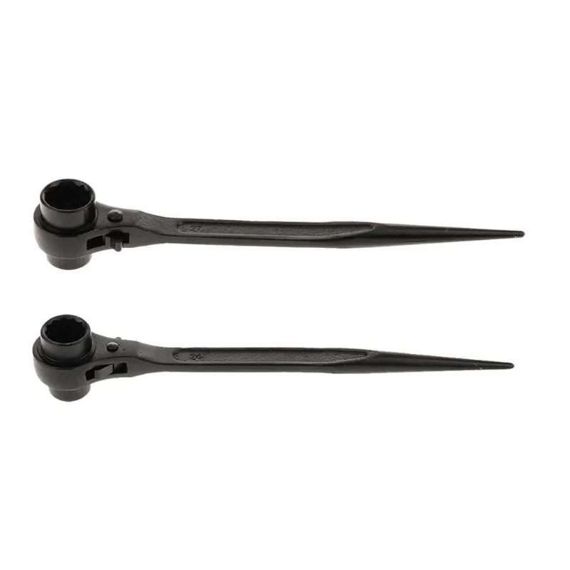2 Peças Scaffold Podger Cr-v Catraca Chave Catraca Catraca