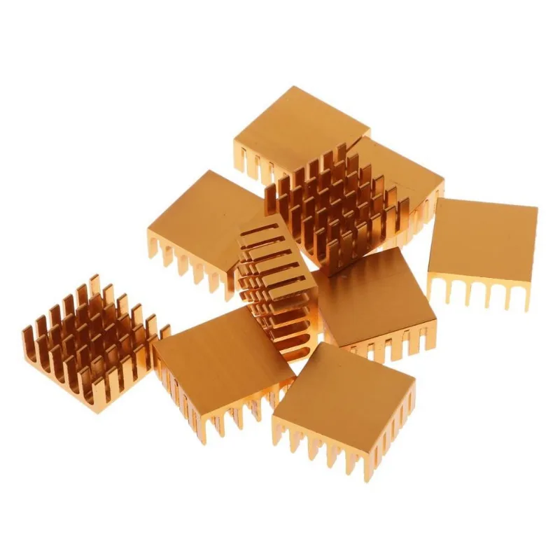 Refrigerador De Dissipador De Calor De Alumínio 10pcs Refrigerador De Dissipador De Calor De Aleta