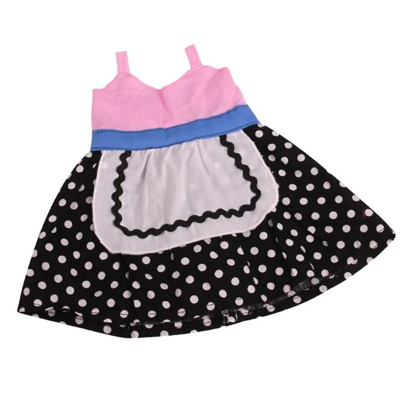 Roupas 18inch Girl Dolls Slip Dress Para Crianças Diy Vestir