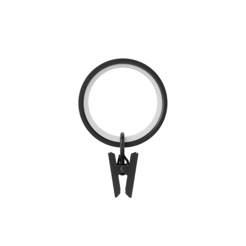 Clip Ring Umbra Cappa Matte Black 8,25 Cm L (pacote Com 6)