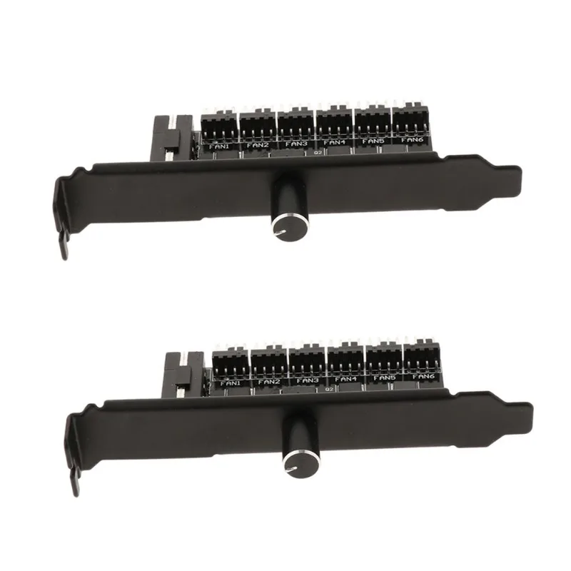4pin Power Pci Controlador De Velocidade Do Ventilador De Refrigeração 6 Canais Pc