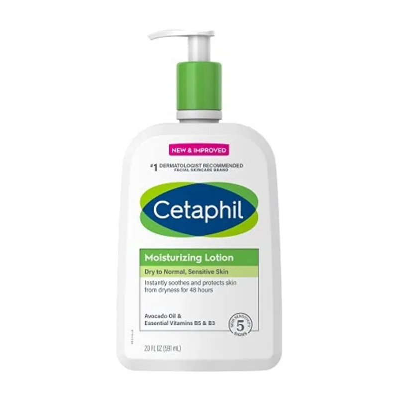 Loção hidratante 566ml para pele sensível - livre de fragrâncias e hipoalergênica