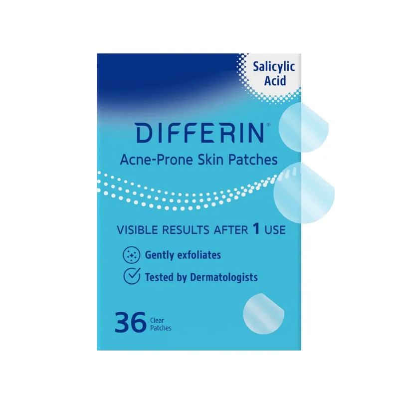 Patches de acne Differin Fast Triple Action com ácido salicílico
