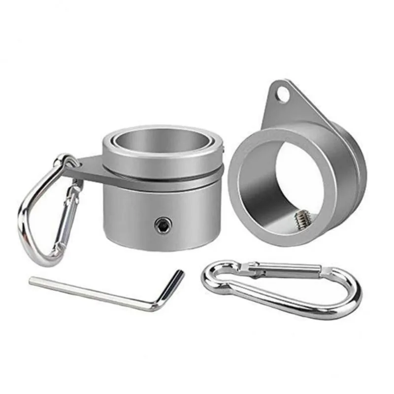 2xaluminum Alloy Flagpole Rotating Rings Clip Anti Wrap