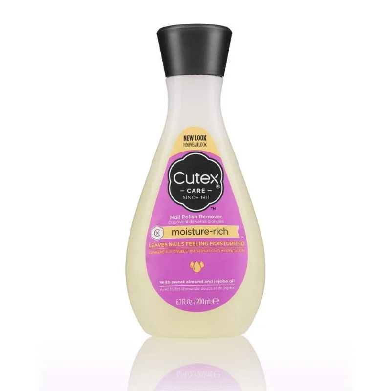 Removedor de esmalte Cutex Moisture-Rich com Amêndoa e Jojoba O