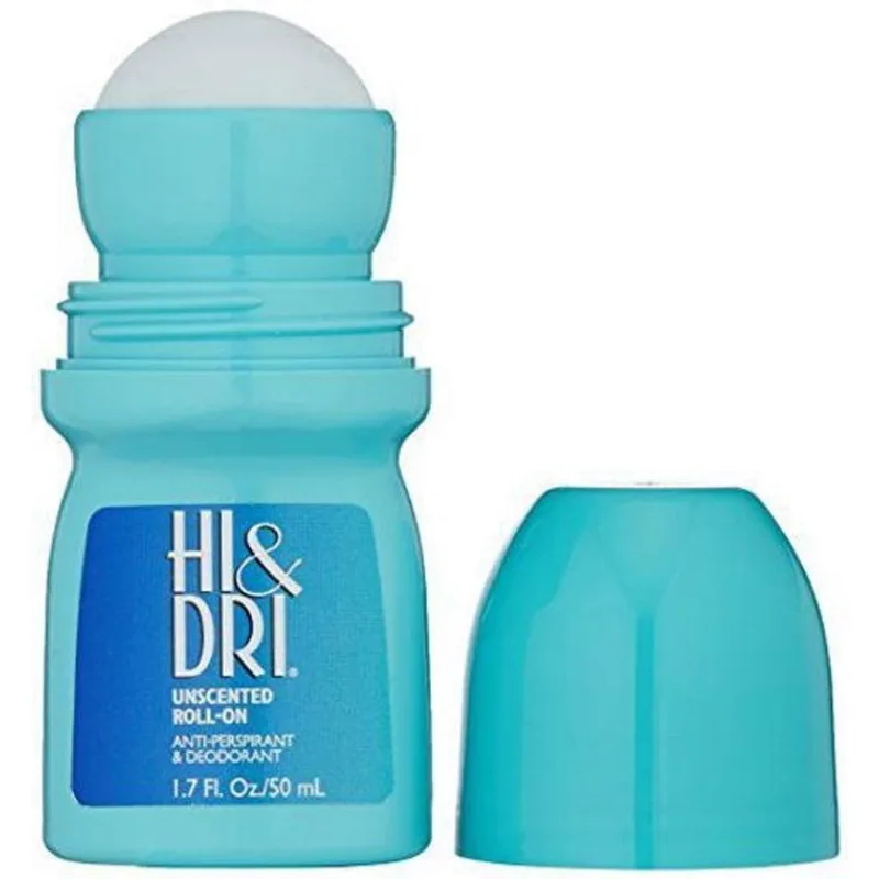 Desodorante Hi & Dri Roll-On Unscented 50Ml.