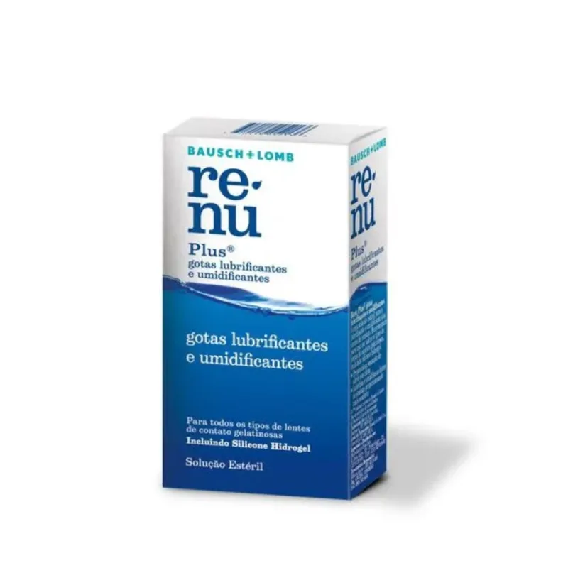 Renu Plus Gotas Lubrificantes e Umidificantes 8ml - Renu