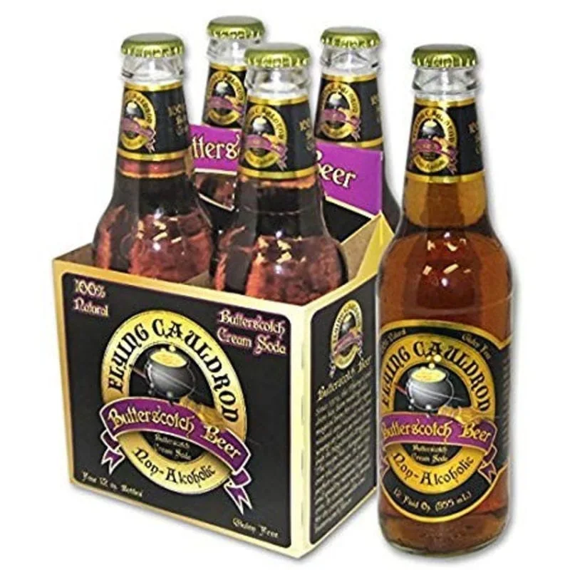 Pack 4 Cervejas Amanteigada Harry Potter Sem Álcool 355ml - Não Informado