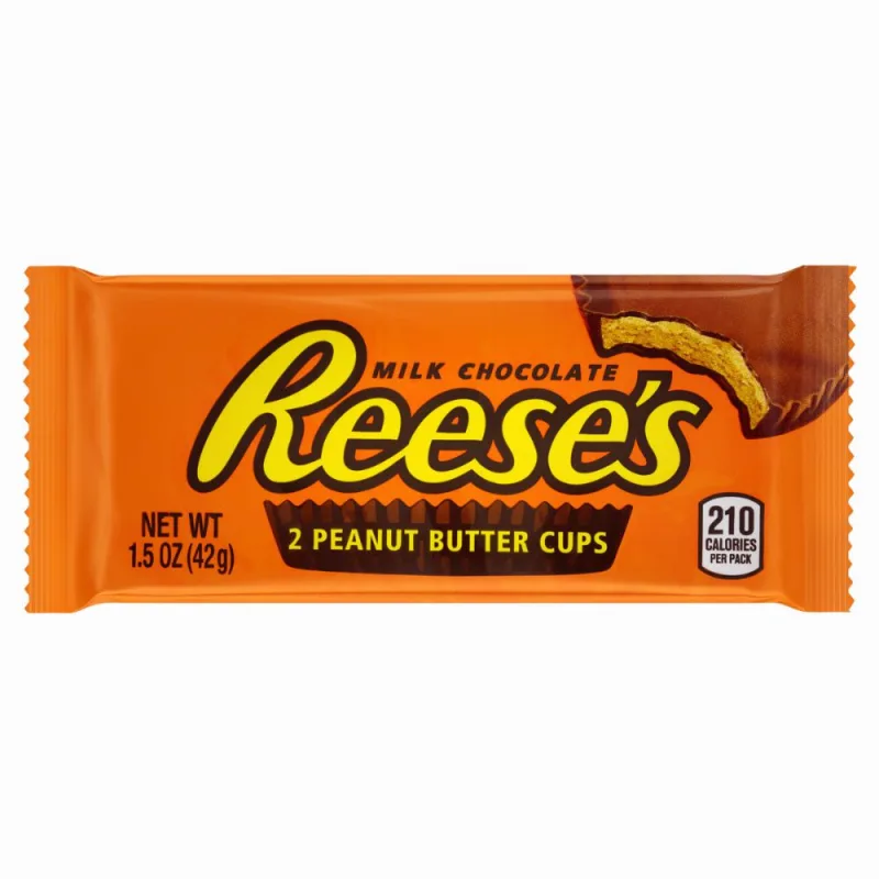 Chocolate ao Leite com Recheio de Amendoim Reese's 42g 2 Unidades - Reeses