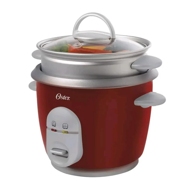 PANELA DE ARROZ VERMELHA COM VAPOREIRA 3 XÍCARAS 127V (CKSTRC4723) - OSTER - Oster