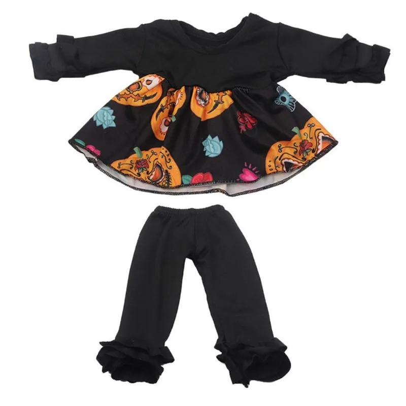 Roupas De Boneca De Halloween Para Presentes Infantis De Decoração De Halloween De 18"