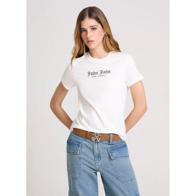 Camiseta Justa Heaven Punk Off John John Feminina P
