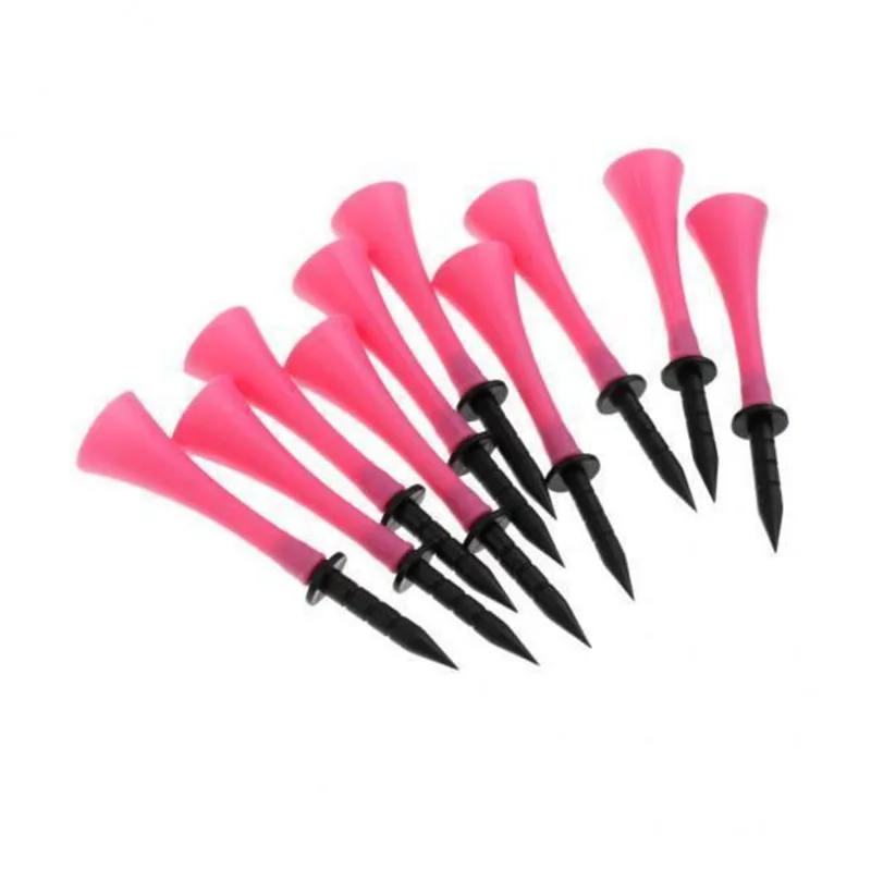 3x 10 Peças 83mm Altura Borracha Golfe Tees Treino De Golfe