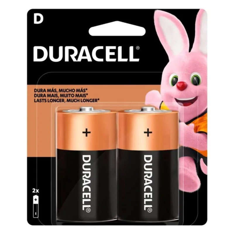 Pilha Alcalina D Com 2 Unidades - Duracell