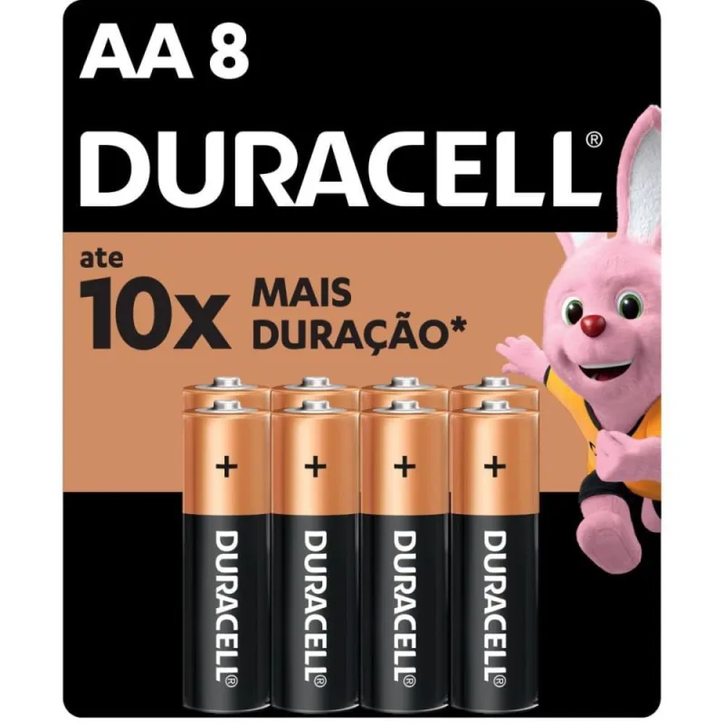 Pilha Alcalina Pequena AA (041333001036) - duracell