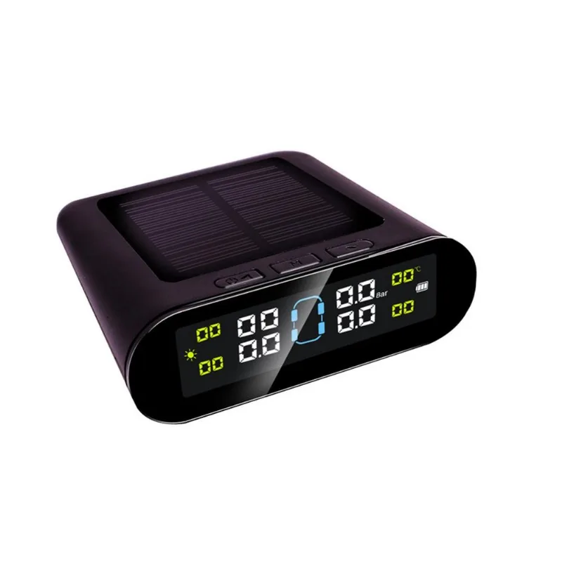 Tela Lcd Do Sistema De Monitoramento De Pressão Dos Pneus Do Carro Com