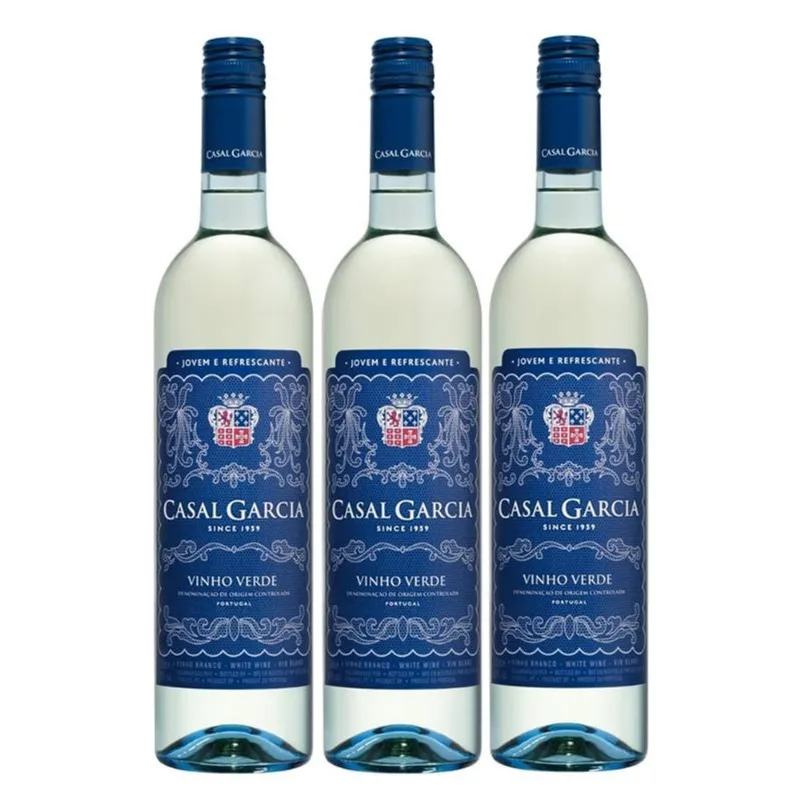 Vinho Casal Garcia Branco 750ml 03 Unidades